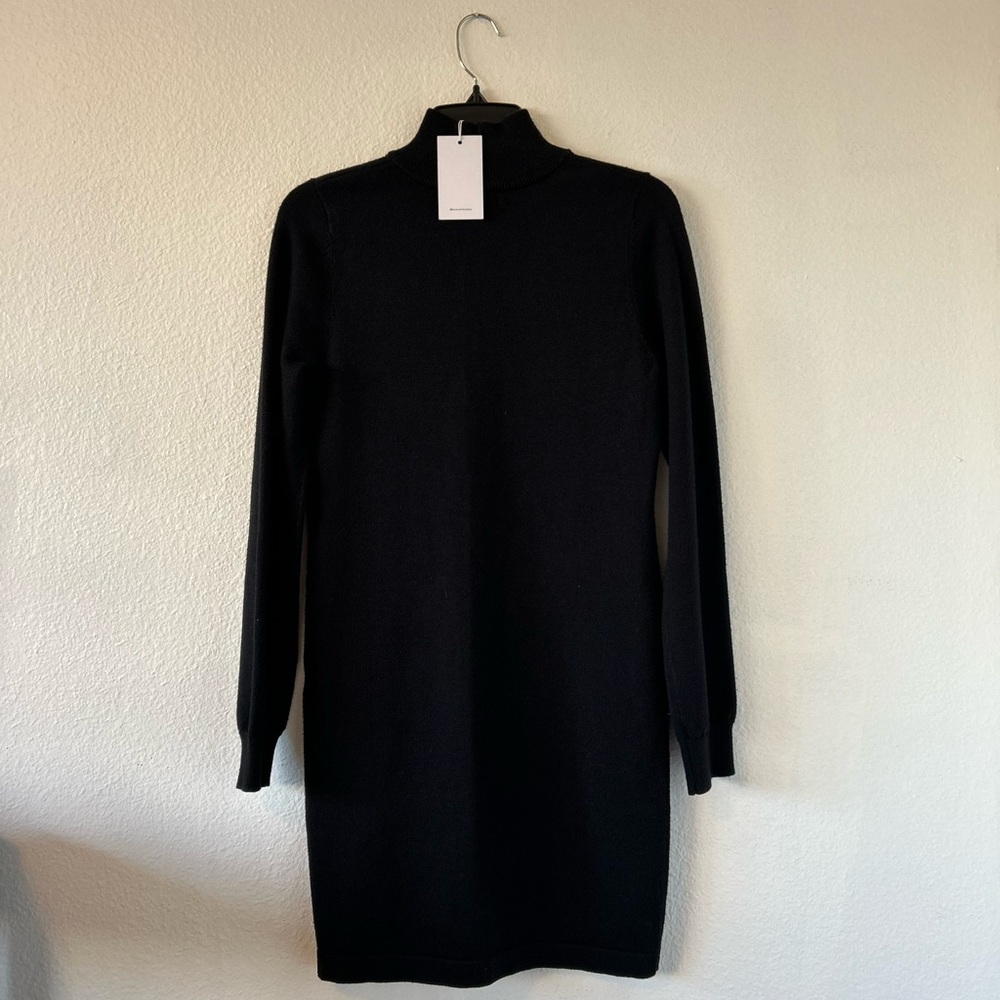 Lovers + Friends Tamarind Sweater Black Mini Dress Size M - Picture 7 of 9